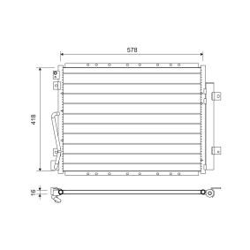 Achetez des Condenseur, climatisation VALEO 822712 à prix pour 144,31 €