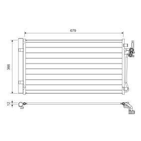 Achetez des Condenseur, climatisation VALEO 822731 à prix pour 142,08 €