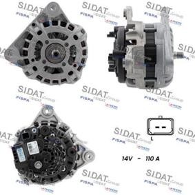 Comprar Alternador de SIDAT A12BH0043 a bajo precio de 239,28 €