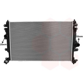 Compre Radiador de VAN WEZEL online para YARIS (_P21_, _PA1_, _PH1_) a preços moderados