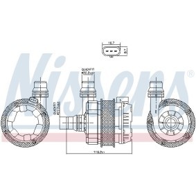 Wasserpumpe 831351 von NISSENS günstig für 134,68 € online kaufen