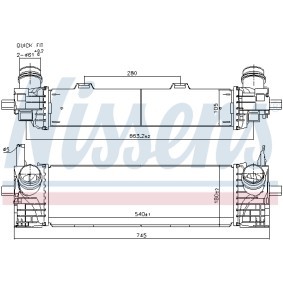 Compre Intercooler da NISSENS 961338 a um preço baixo por 156,92 €