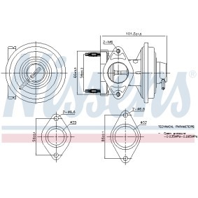 AGR-Ventil 98444 von NISSENS günstig für 93,60 € online kaufen
