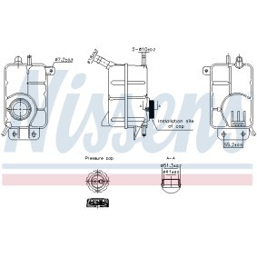 Comprar Depósito compensación, refrigerante de NISSENS 996356 a bajo precio de 37,64 €