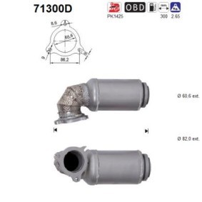 Katalysator 71300D von AS günstig für 291,63 € online kaufen