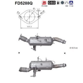 Comprar Filtro de partículas de AS FD5288Q a bajo precio de 664,89 €