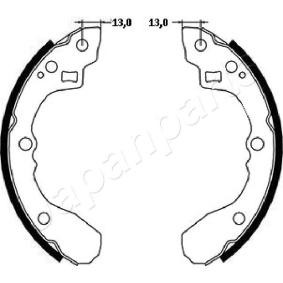 Bremsbackensatz GF-K12AF von JAPANPARTS günstig für 42,86 € online kaufen