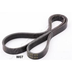 Keilrippenriemen TV-W07 von JAPANPARTS günstig für 10,39 € online kaufen