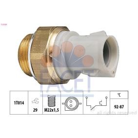 Compre Sensor de temperatura del ventilador del radiador de FACET online para Fiesta Mk4 Furgoneta (JV, JVS) a precios moderados