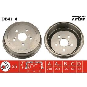 Achetez des Tambour de frein TRW DB4114 à prix pour 72,37 €
