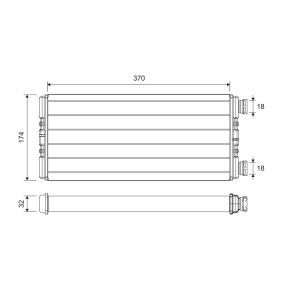 Achetez des Radiateur de chauffage VALEO 811635 à prix pour 46,83 €