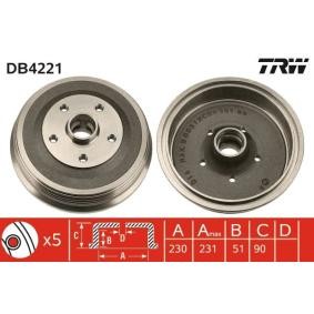 Köp Bromstrumma av TRW DB4221 till det låga priset 1021,06 kr