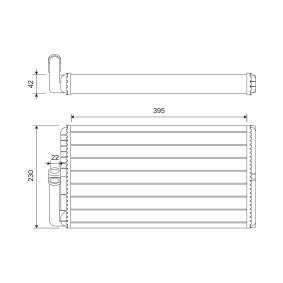 Achetez des Radiateur de chauffage VALEO 811645 à prix pour 31,62 €