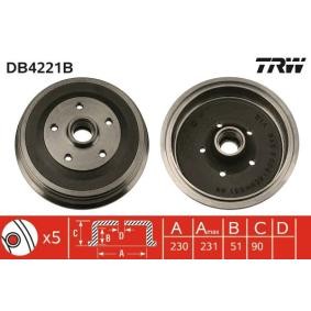 Köp Bromstrumma av TRW DB4221B till det låga priset 3110,88 kr