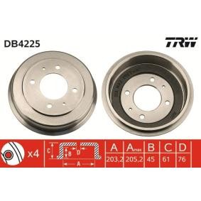 Achetez des Tambour de frein TRW DB4225 à prix pour 54,31 €