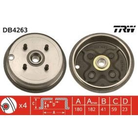 Acquista Tamburo freno da TRW DB4263 a buon mercato per soli 47,15 €