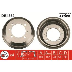 Achetez des Tambour de frein TRW DB4332 à prix pour 36,74 €