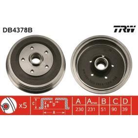 Köp Bromstrumma av TRW DB4378B till det låga priset 3110,88 kr