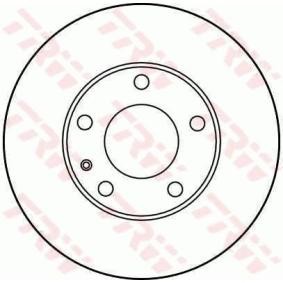 Bremsscheibe DF1557 von TRW günstig für 36,82 € online kaufen