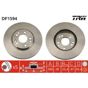 Bremsscheibe DF1594 von TRW günstig für 47,43 € online kaufen