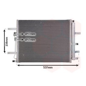 Acquista Condensatore climatizzatore da VAN WEZEL 82015748 a buon mercato per soli 155,76 €