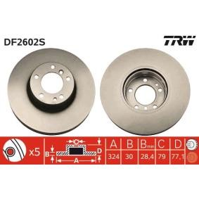 Bremsscheibe DF2602S von TRW günstig für 62,18 € online kaufen