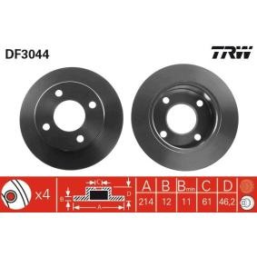 Bremsscheibe DF3044 von TRW günstig für 27,28 € online kaufen