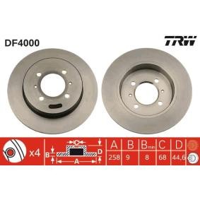 Bremsscheibe DF4000 von TRW günstig für 39,75 € online kaufen