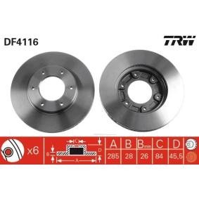 Achetez des Disque de frein de chez TRW en ligne pour HIACE Pick-up à prix modérés