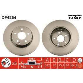 Bremsscheibe DF4264 von TRW günstig für 67,75 € online kaufen