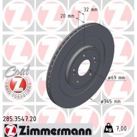 Compre Discos de freno de ZIMMERMANN online para Ioniq 6 (CE) a precios moderados