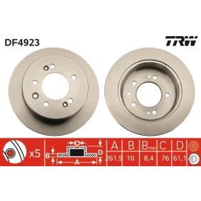 Acquista Dischi freno da TRW online per Elantra IV Station Wagon (HD) a prezzi moderati