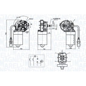 Scheibenwischermotor 064370000010 von MAGNETI MARELLI günstig für 65,02 € online kaufen