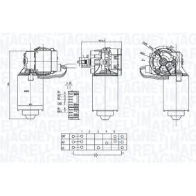 Scheibenwischermotor 064373900010 von MAGNETI MARELLI günstig für 61,69 € online kaufen