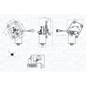 Compre Motor de limpa-vidros da MAGNETI MARELLI 064374900010 a um preço baixo por 60,92 €