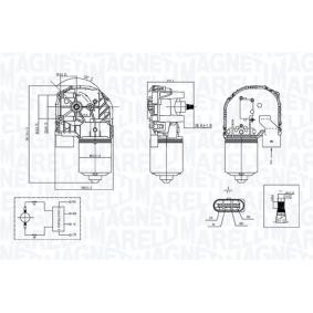 Scheibenwischermotor 064376300010 von MAGNETI MARELLI günstig für 202,43 € online kaufen