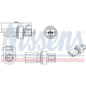 Comprar Presostato, aire acondicionado de NISSENS 301136 a bajo precio de 29,52 €