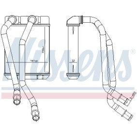 Wärmetauscher, Innenraumheizung 707303 von NISSENS günstig für 72,02 € online kaufen