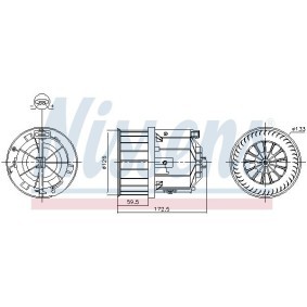 Innenraumgebläse 87632 von NISSENS günstig für 73,79 € online kaufen