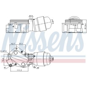 Ölkühler 91357 von NISSENS günstig für 160,08 € online kaufen