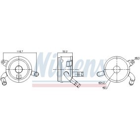 Compre Radiador de óleo de NISSENS online para LAND CRUISER (KDJ12_, GRJ12_) a preços moderados