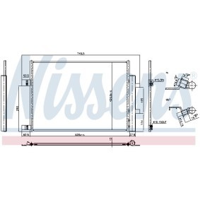 Klimakondensator 941008 von NISSENS günstig für 173,03 € online kaufen
