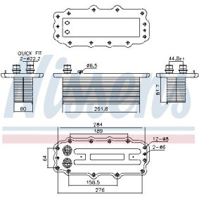 Comprar Intercooler de NISSENS 961295 a bajo precio de 541,88 €