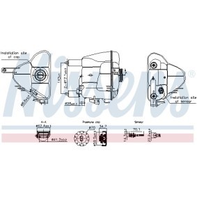 Acquista Serbatoio compensazione refrigerante da NISSENS 996191 a buon mercato per soli 49,27 €
