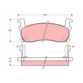 Bremsbeläge GDB1004 von TRW günstig für 23,28 € online kaufen