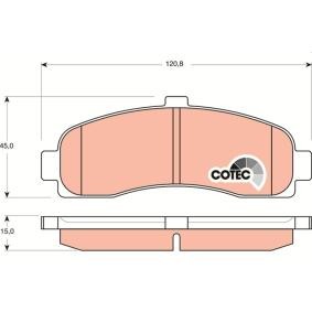Bremsbeläge GDB1059 von TRW günstig für 24,58 € online kaufen