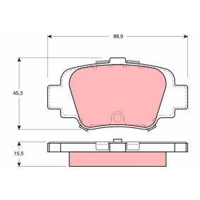 Bremsbeläge GDB1060 von TRW günstig für 27,37 € online kaufen