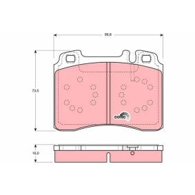 Bremsbeläge GDB1318 von TRW günstig für 41,47 € online kaufen