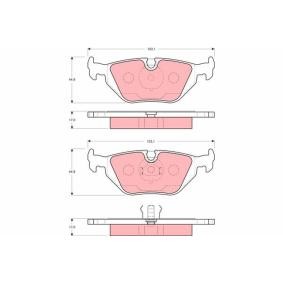 Bremsbeläge GDB1343 von TRW günstig für 33,74 € online kaufen