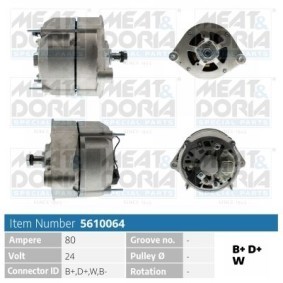 Compre Alternador da MEAT & DORIA 5610064 a um preço baixo por 160,55 €